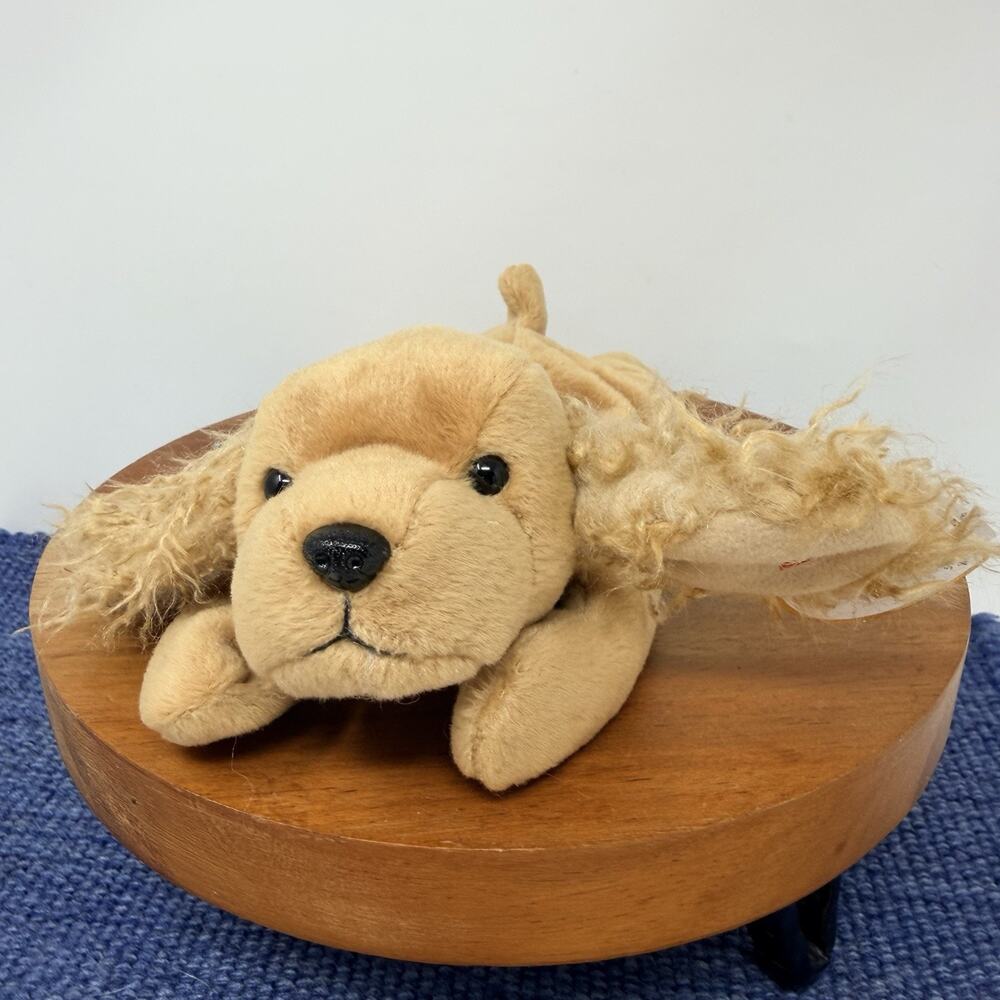 RARE Ty Beanie Baby Spunky The Cocker Spaniel From 1997 Retired With Tags